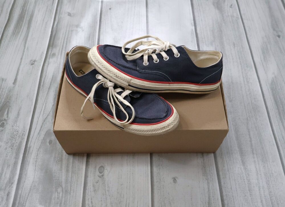 CONVERSE ALL STAR Classic SNEAKER Shoes Navy Canvas Discontinued Women's 10.5